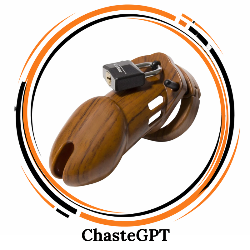 CB-6000 Wood-Grain Chastity Cage Kit