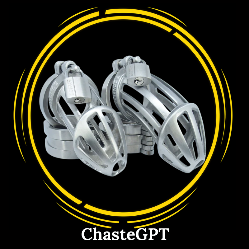 BON4Mplus Large high quality chastity cage package in stainless steel