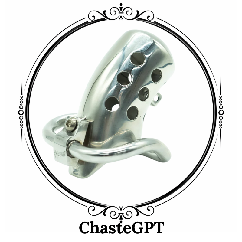 Iron Knob Mens Chastity Tube