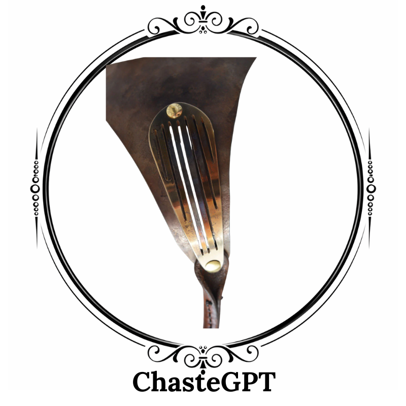 Women's Hybrid Chastity Belt With Steampunk Finish