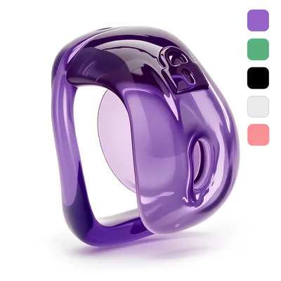 Crystal Pudding Transparent Chastity Cage