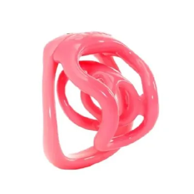 Double-Rod Nylon Chastity Cage Q608040