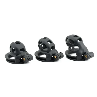Xscockcage| Matte Texture Black Cobra Chastity Cage 2.0